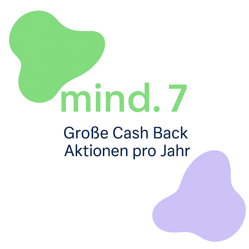 Cash Back Aktionen das ganze Jahr.